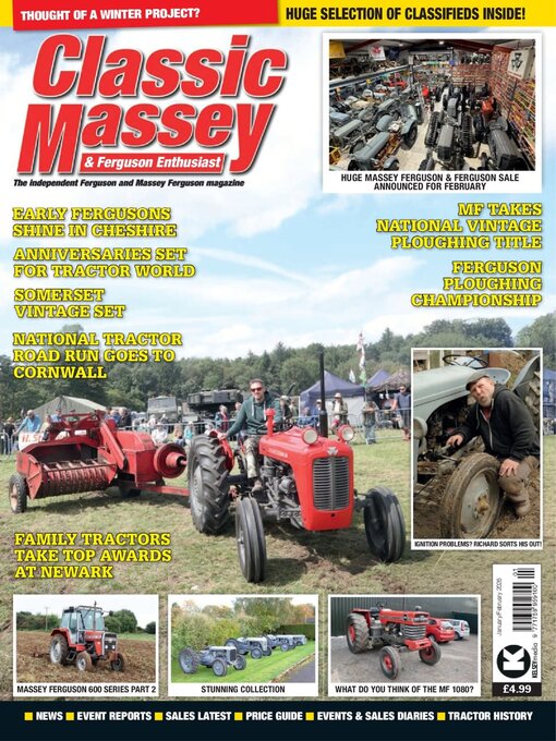Title details for Classic Massey & Ferguson Enthusiast by Kelsey Publishing Ltd - Available